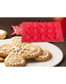 Силиконова форма за коледни сладки 15 броя